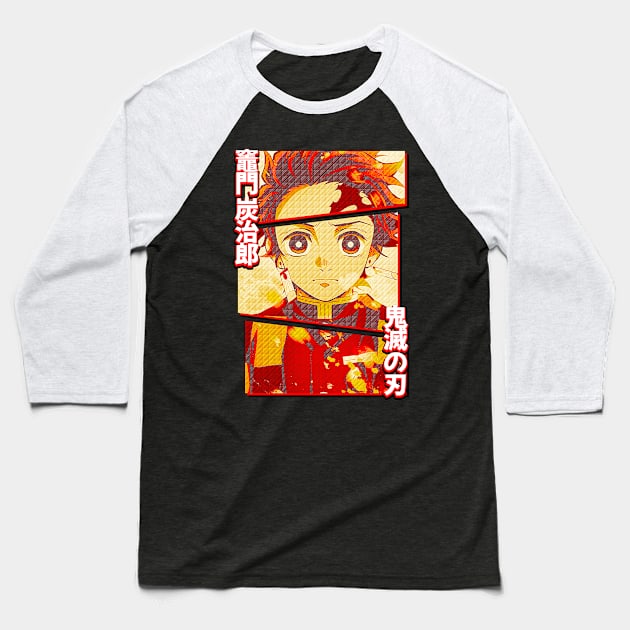 Tanjiro Kamado Baseball T-Shirt by Anima X Anima